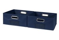 Niche Cubo 12 In X 6 In Blue Folding Fabric Bin 2 Pack with regard to sizing 1000 X 1000