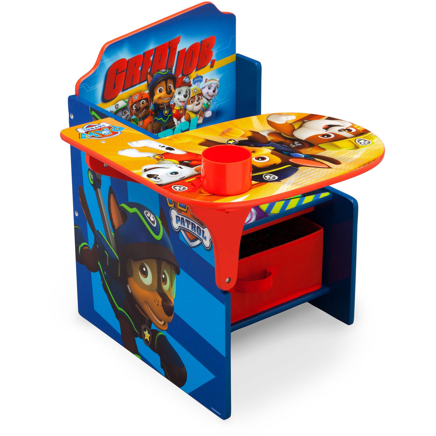 Nick Jr Paw Patrol Chair Desk With Storage Bin Delta Children inside proportions 1500 X 1500