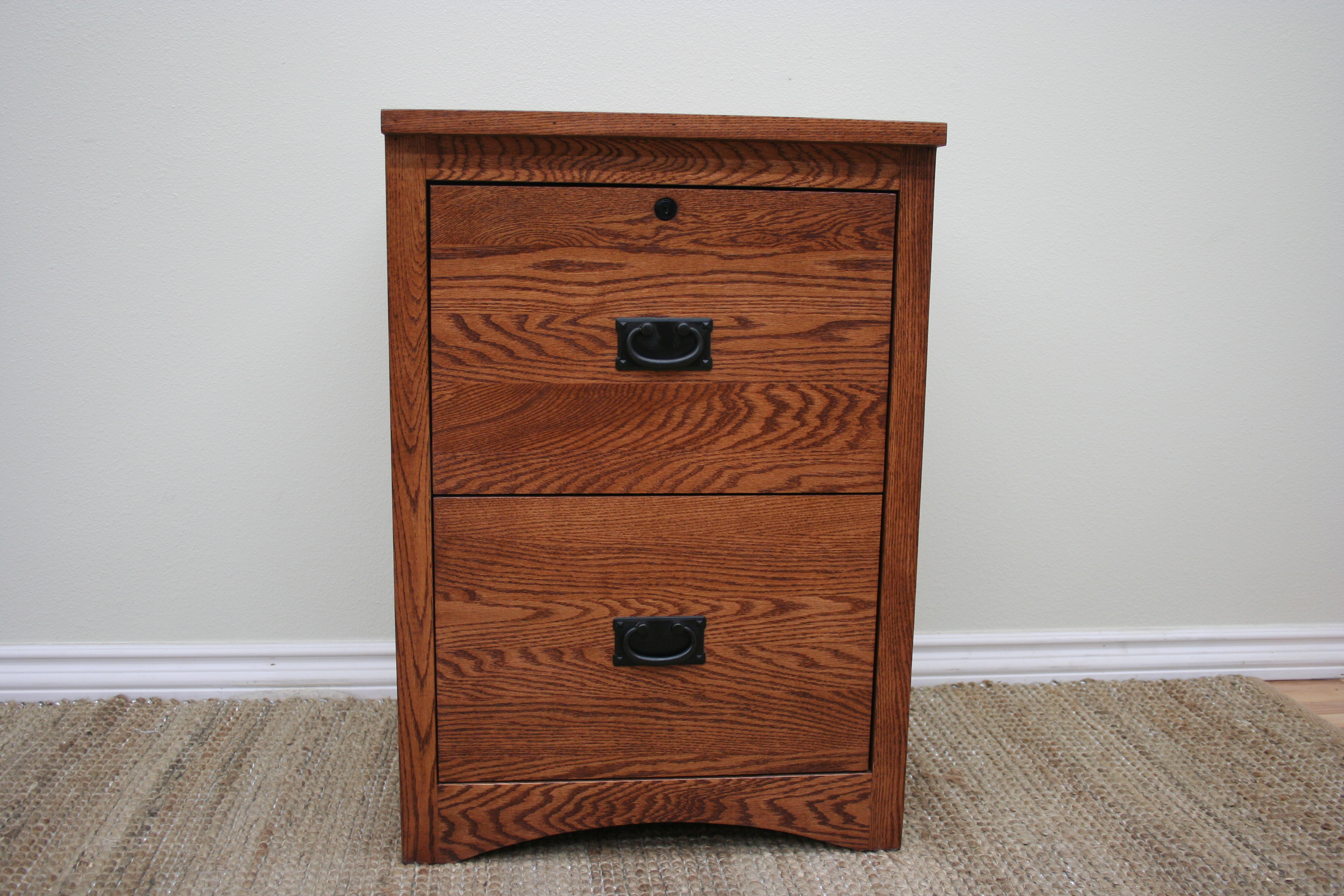 O M646 Mission Oak 2 Drawer Locking Vertical File Cabinet 21w X throughout size 3456 X 2304