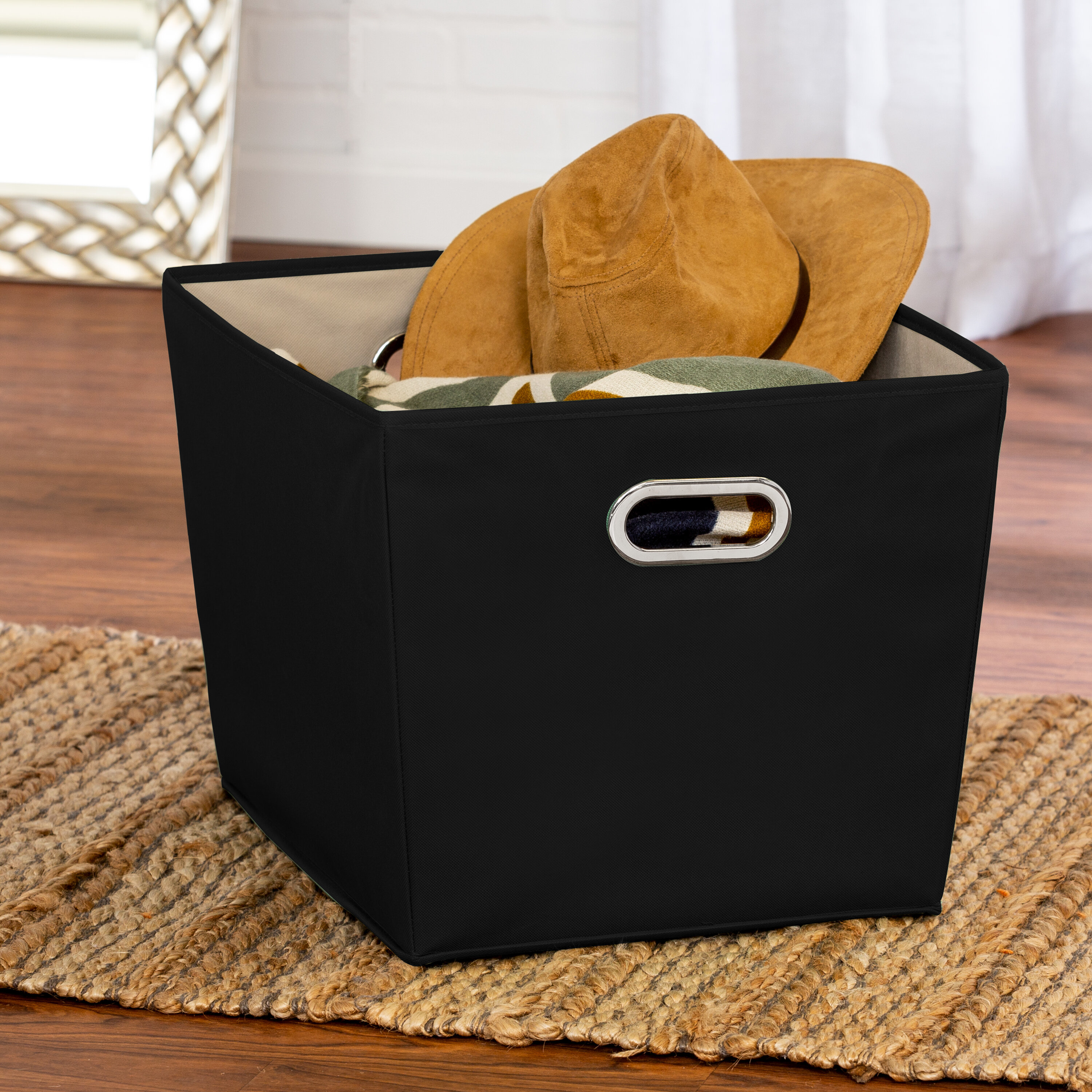 Oconnell Fabric Storage Bin with regard to proportions 3000 X 3000