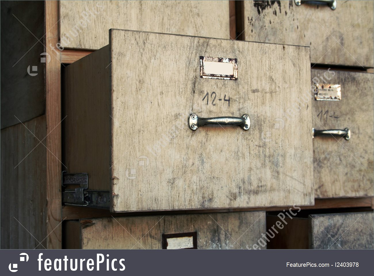 Office And Close Up Old Filing Cabinet Stock Illustration in measurements 1300 X 958