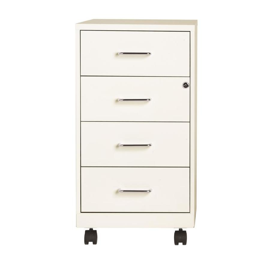 Office Designs Space Solutions Pearl White 4 Drawer File Cabinet At regarding sizing 900 X 900