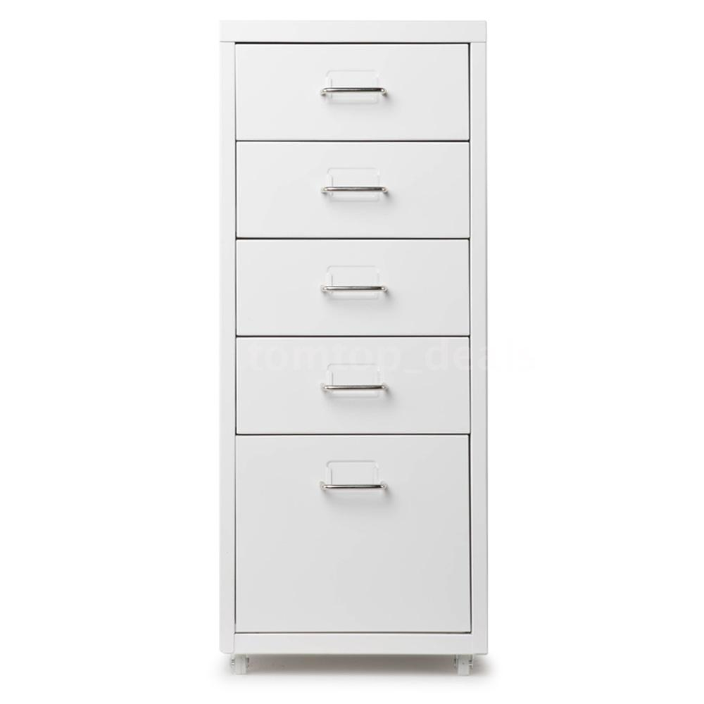 Office Mobile Metal File Cabinet 5 Drawer Filing Pedestal Home throughout measurements 1000 X 1000