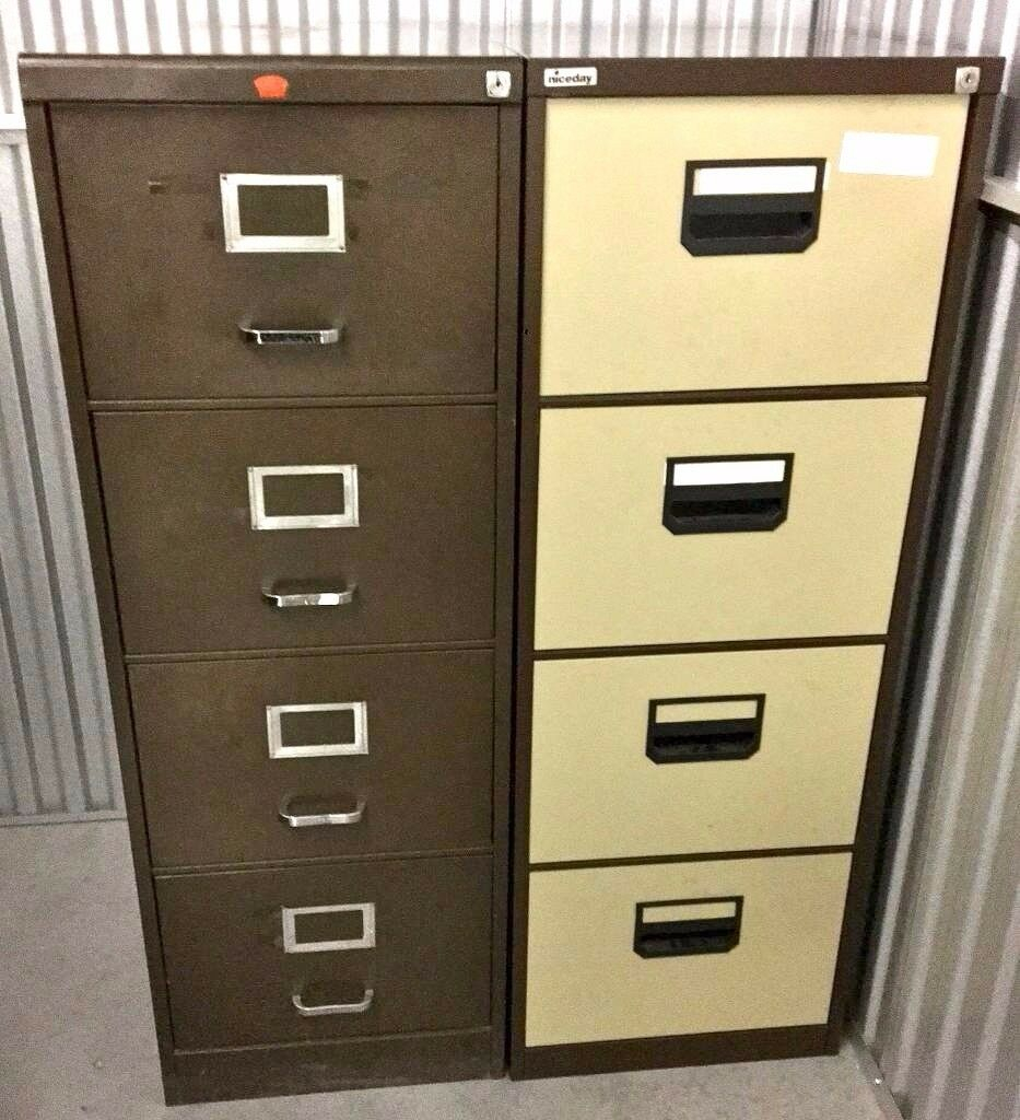 Old Vintage 4 Drawer Howden Metal Filing Cabinet pertaining to proportions 933 X 1024