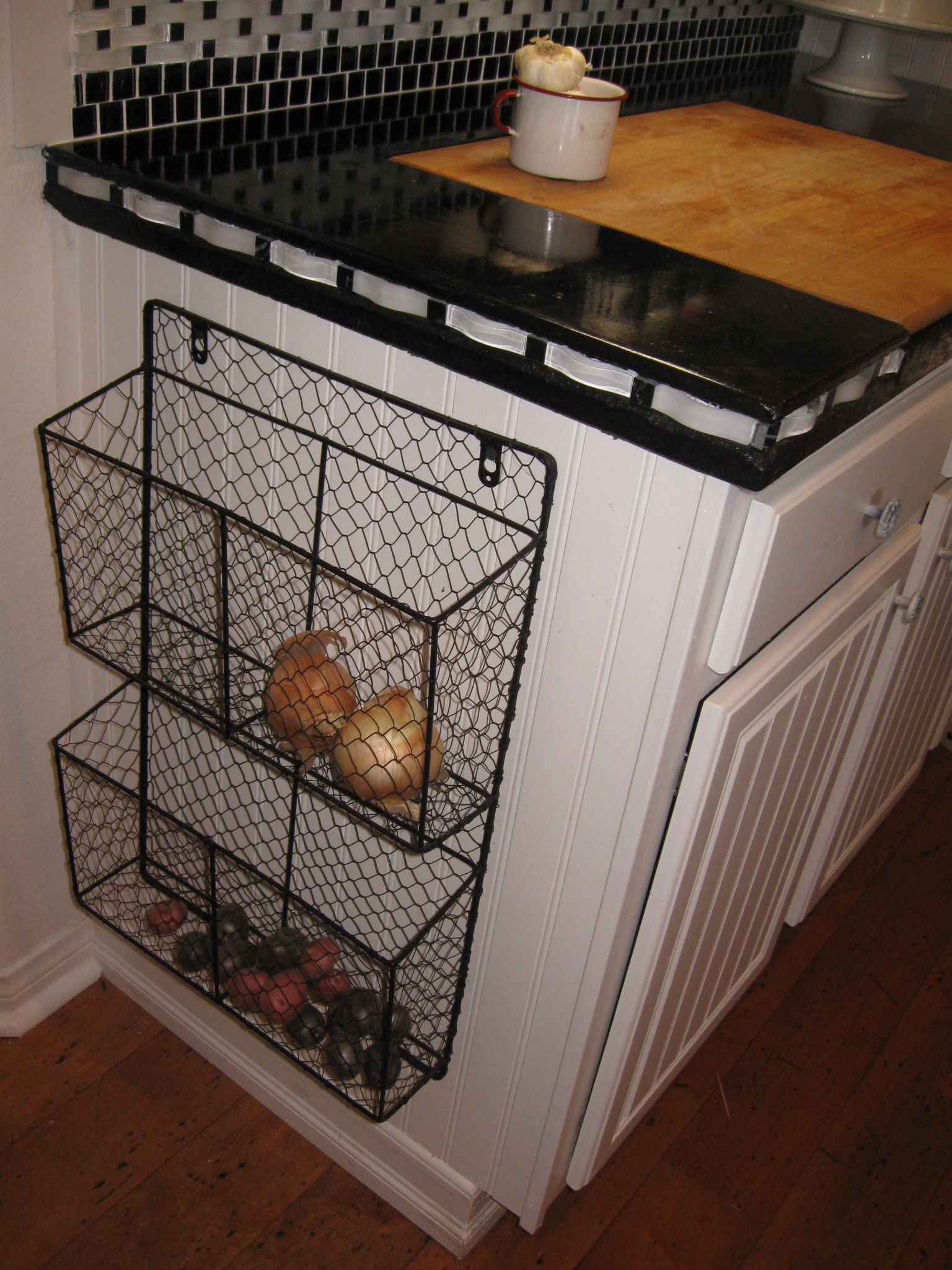 Onion And Potato Storage Small Space Storage Diy Kitchen with regard to proportions 1536 X 2048