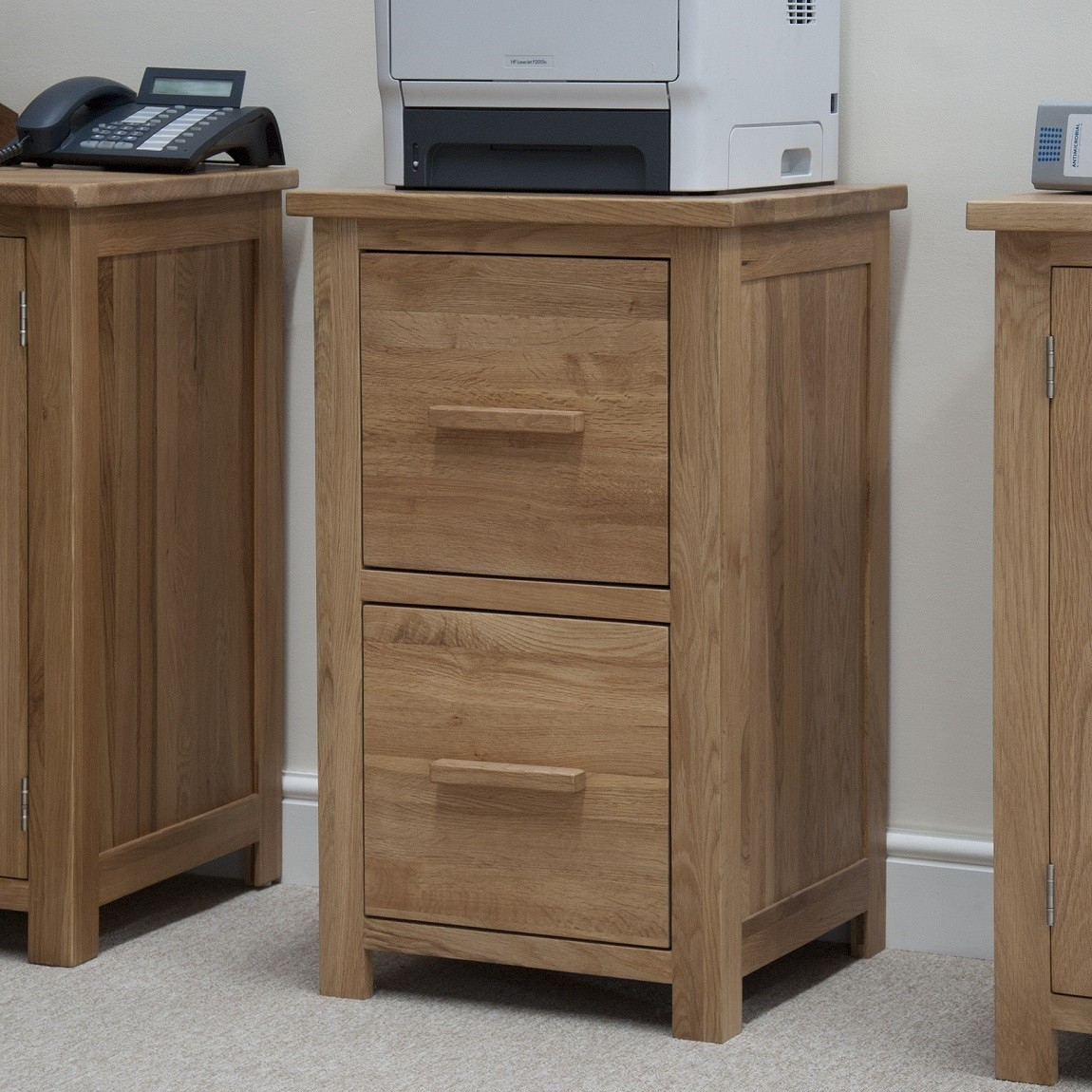 Opus Solid Oak Filing Cabinet Oak Furniture Uk intended for proportions 1150 X 1150