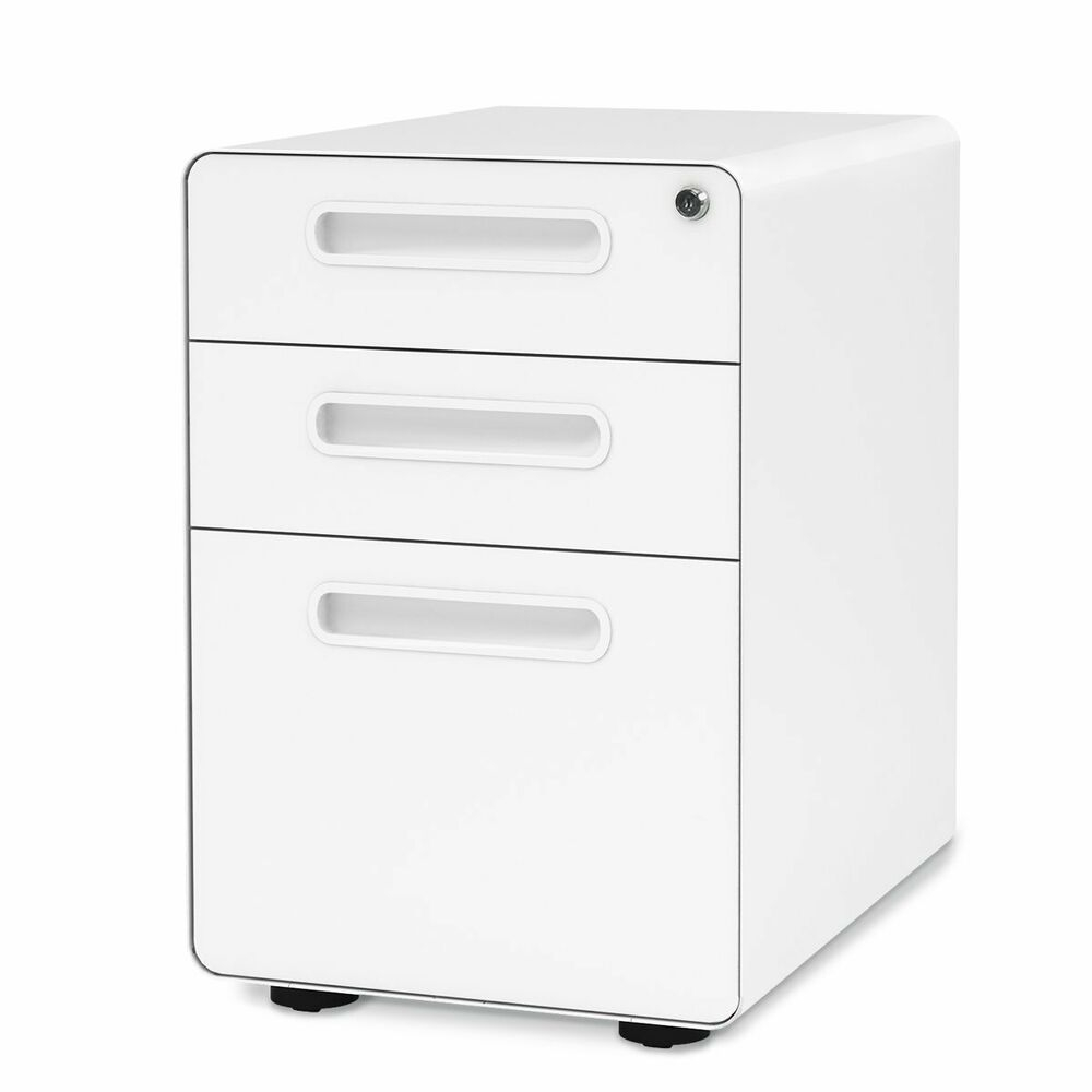 Orford 3 Drawer Metal Mobile File Cabinet With Lock Legalletter with measurements 1000 X 1000