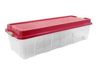 Organize It 65 Gal Holiday Tree Storage Tote In Clear Base And Red in measurements 1000 X 1000