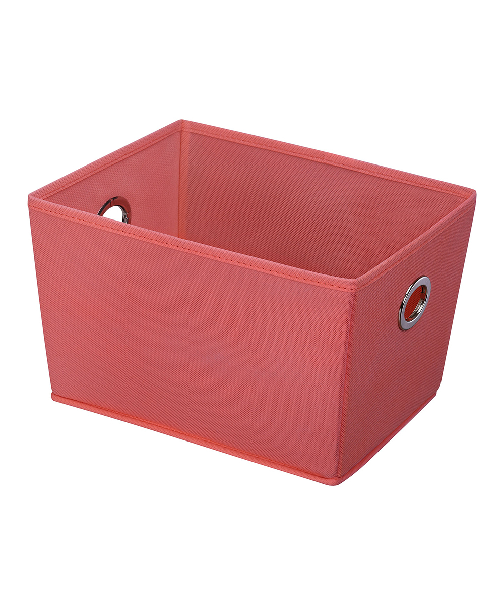 Organize It All Coral Storage Bin Set Of Two Zulily within dimensions 1000 X 1201