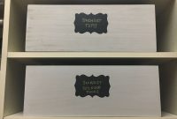 Organized Closet Chalkboard Labels Whitewashed Wooden Storage Bins inside measurements 3024 X 4032