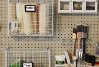 Organizing The Garage With Diy Pegboard Storage Wall 001 in dimensions 2595 X 2458