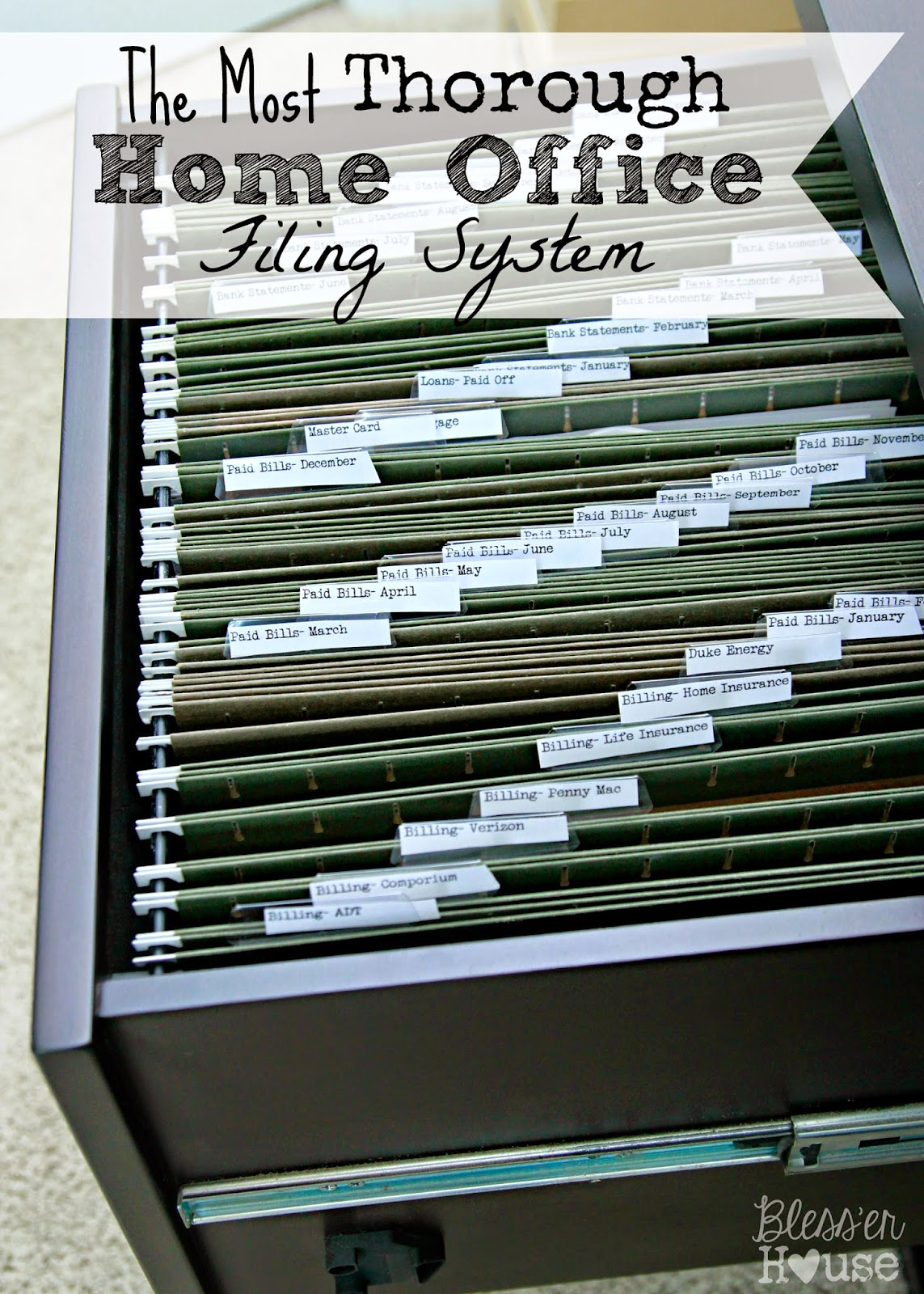 Organizing The Most Thorough Home Office Filing System Blesser House with regard to sizing 1143 X 1600