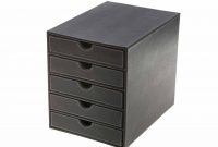 Osco Desktop Filing 5 Drawers Faux Leather Desktop Drawers Desk throughout size 1890 X 1540