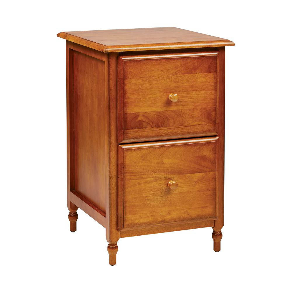 Osp Home Furnishings Knob Hill Cherry Wood File Cabinet Kh30 The in proportions 1000 X 1000