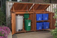 Outdoor Recycling And Trash Storage Solution I Like This But With throughout size 1600 X 1000