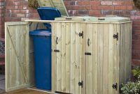 Outdoor Recycling Bin Storage Diy Wheelie Bin Storage Combination inside measurements 1500 X 1400