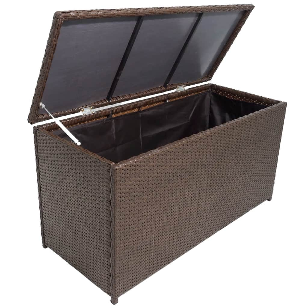 Outdoor Storage Box Garden Storage Chest Poly Rattan Case Bin Patio for sizing 1024 X 1024