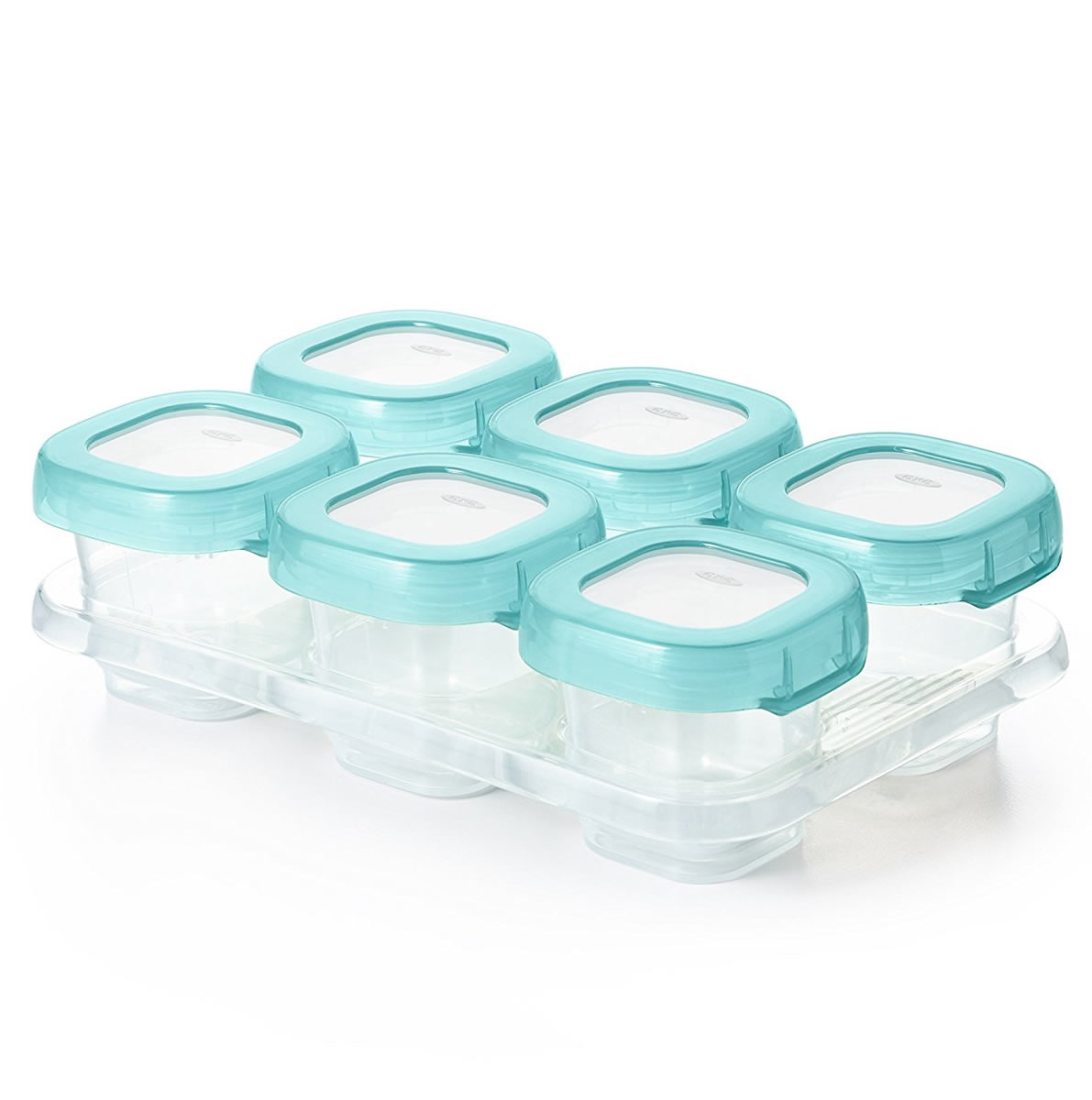 Oxo Tot Ba Blocks Freezer Storage Containers 2 Oz Aqua for proportions 1191 X 1200