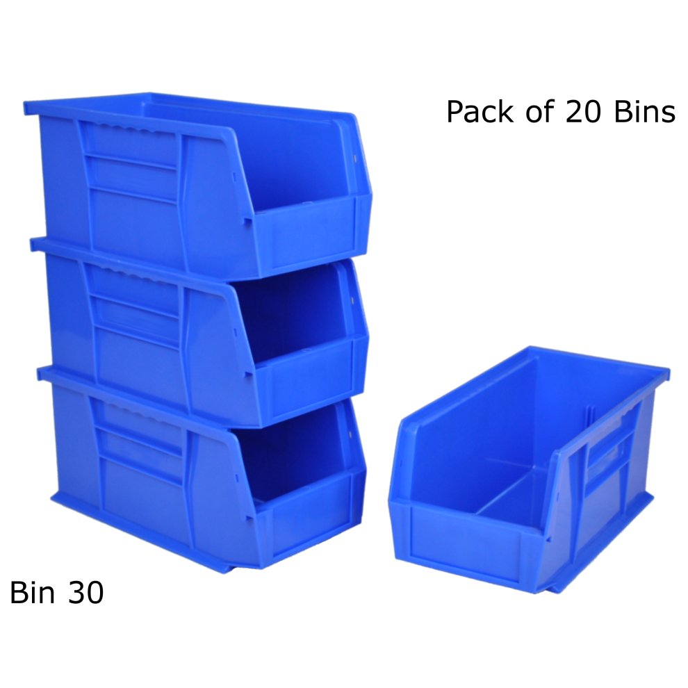 Pack Of 20 Rhino Tuff Bin30 Plastic Parts Storage Bins Van Boxes pertaining to sizing 990 X 990