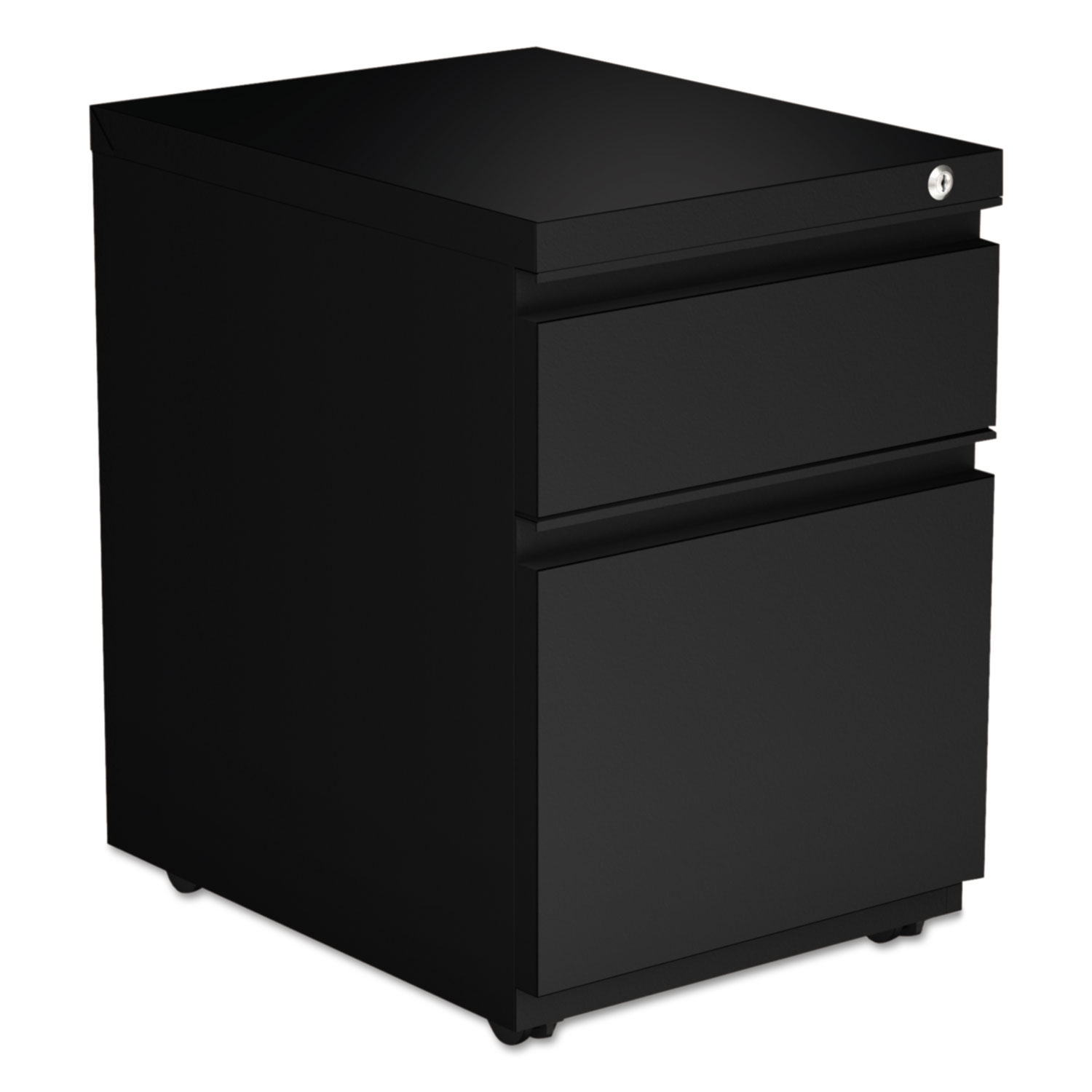 Parker Modern Black 2 Drawer Pedestal File Eurway for size 1500 X 1500
