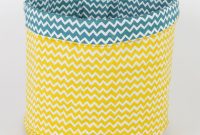 Pastel Chevron Storage Basket Yellow throughout measurements 1200 X 1200