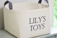 Personalized Canvas Toy Basket In 2019 Canvas Storage Organiser in dimensions 2000 X 2000