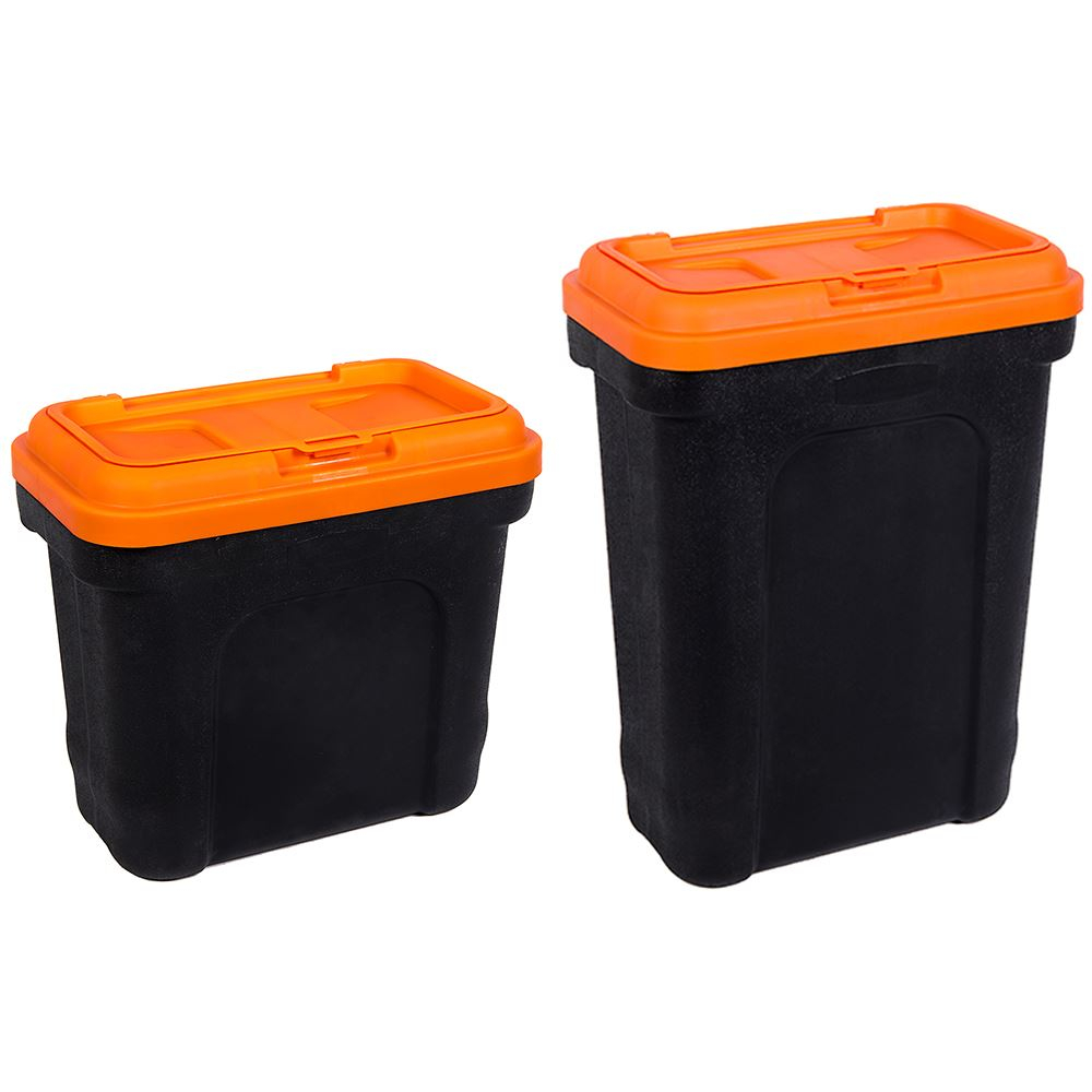 Pet Food Container With Scoop Black Orange Small Large Dry Food regarding proportions 1000 X 1000