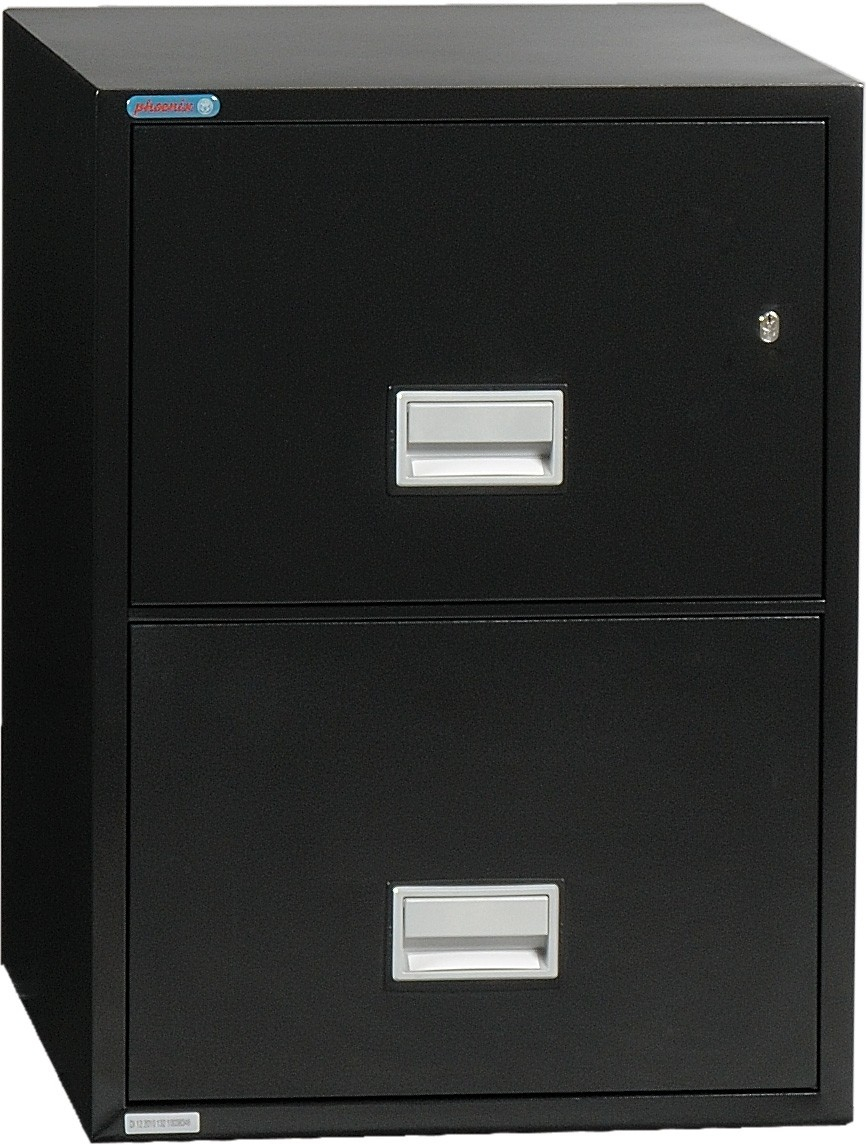 Phoenix Vertical 25 Inch 2 Drawer Legal Fireproof File Cabinet pertaining to proportions 866 X 1145