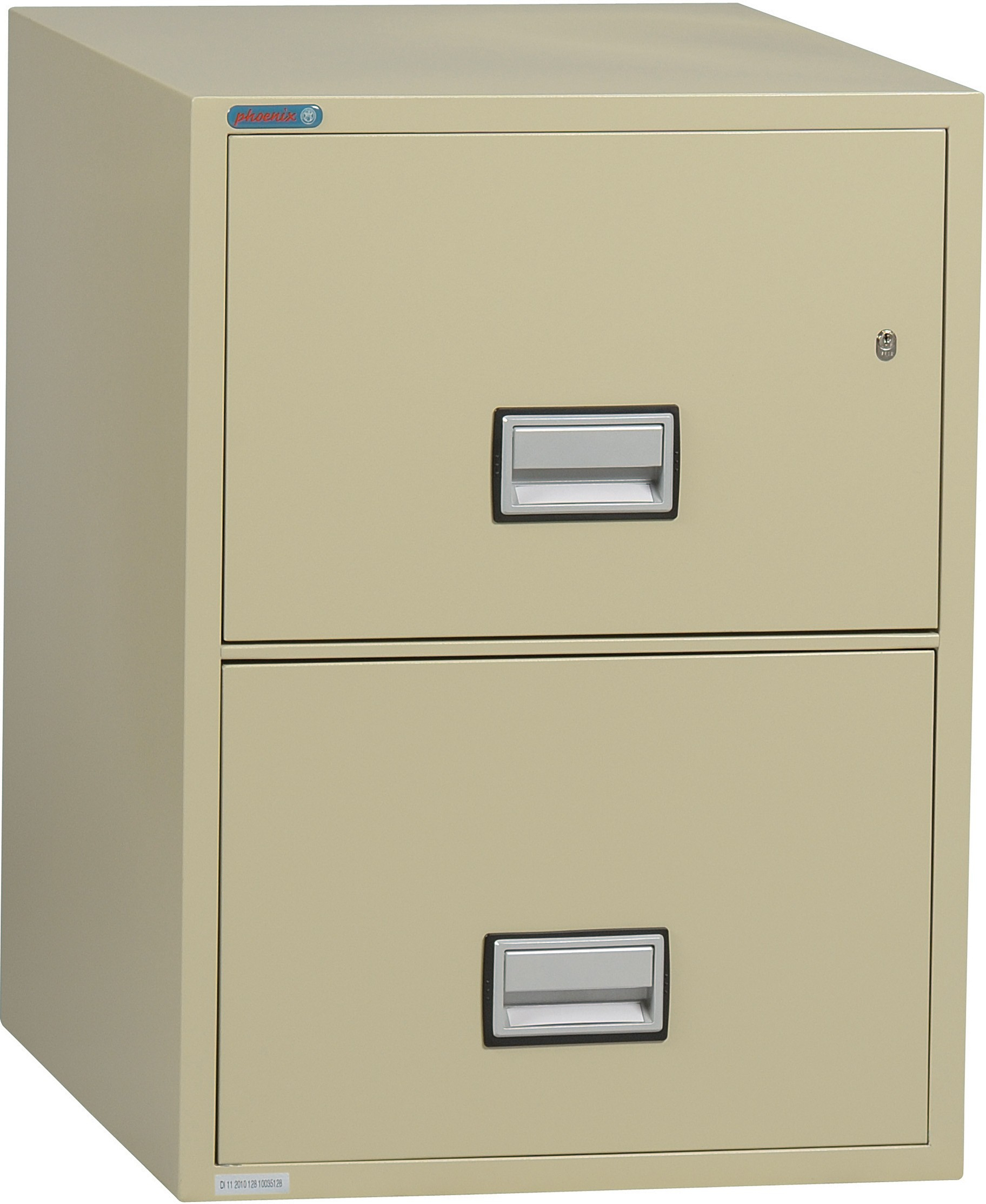 Phoenix Vertical 31 Inch 2 Drawer Legal Fireproof File Cabinet for size 1824 X 2227