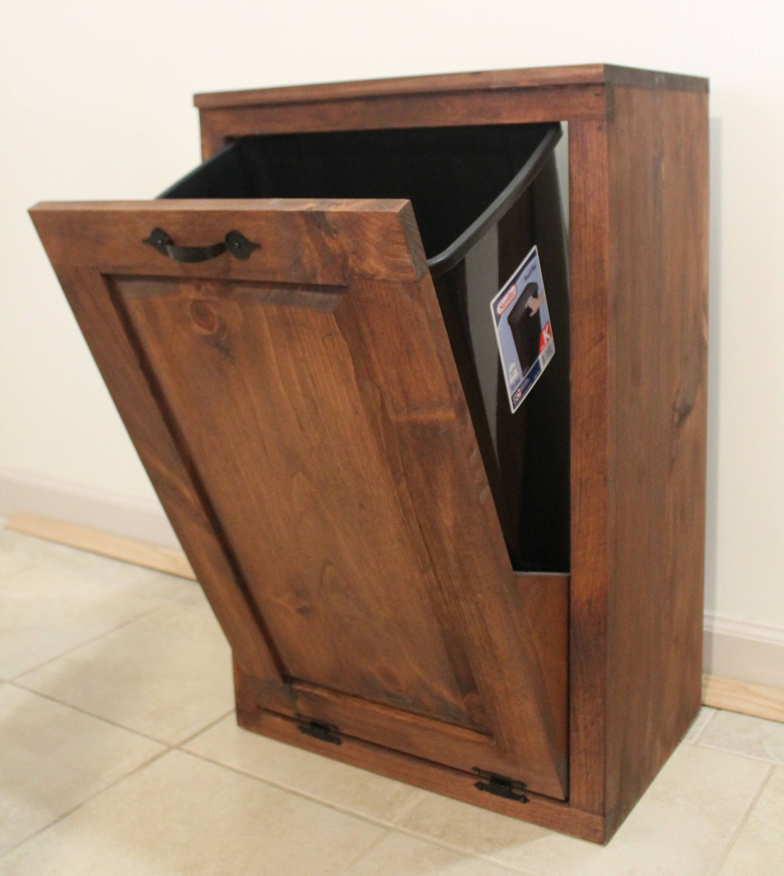 Pin Karen Swartz On Furniture Kitchen Trash Cans Wooden Trash throughout proportions 2683 X 3000