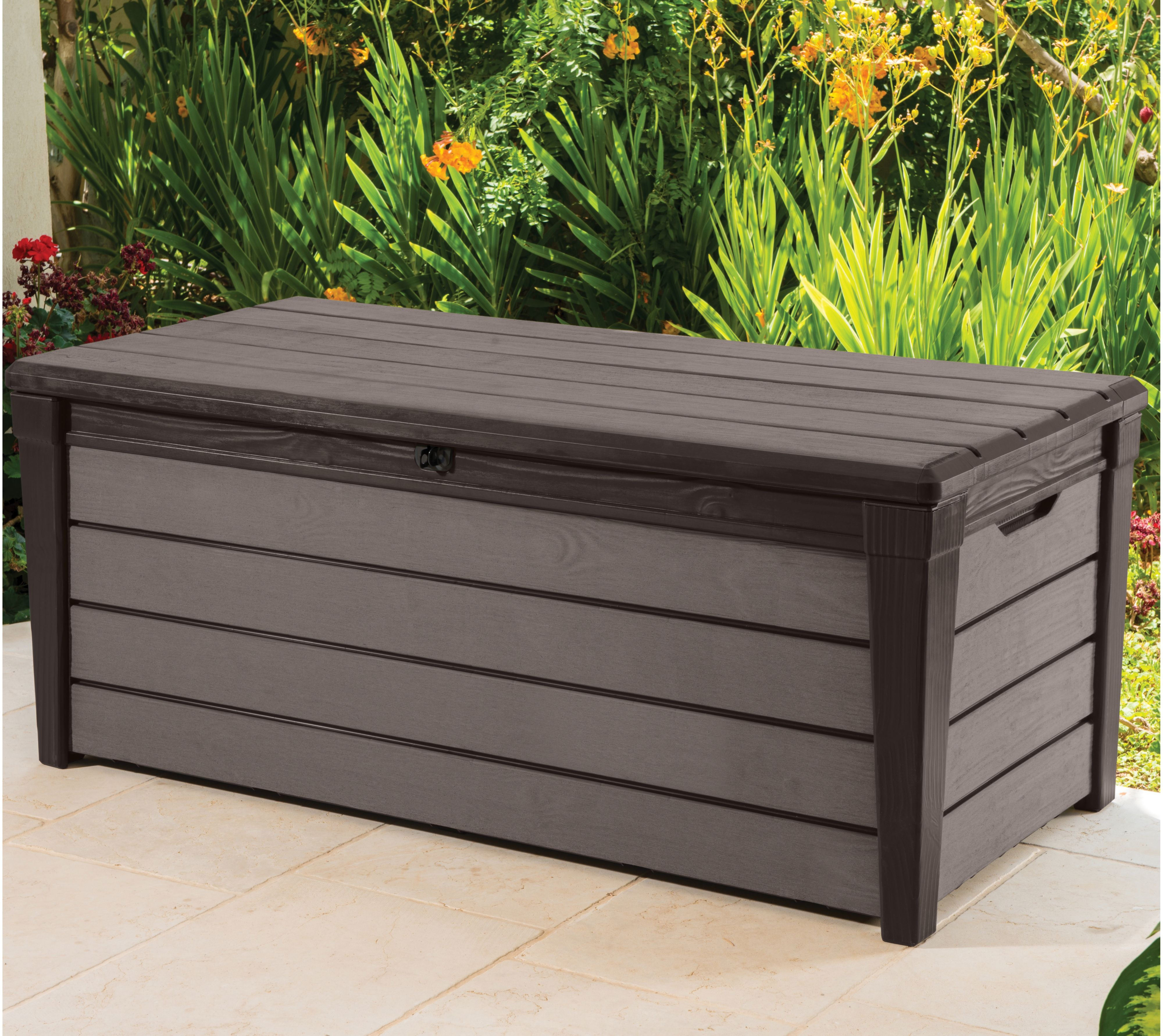Plastic Outdoor Storage Box Bunnings intended for sizing 4000 X 3565