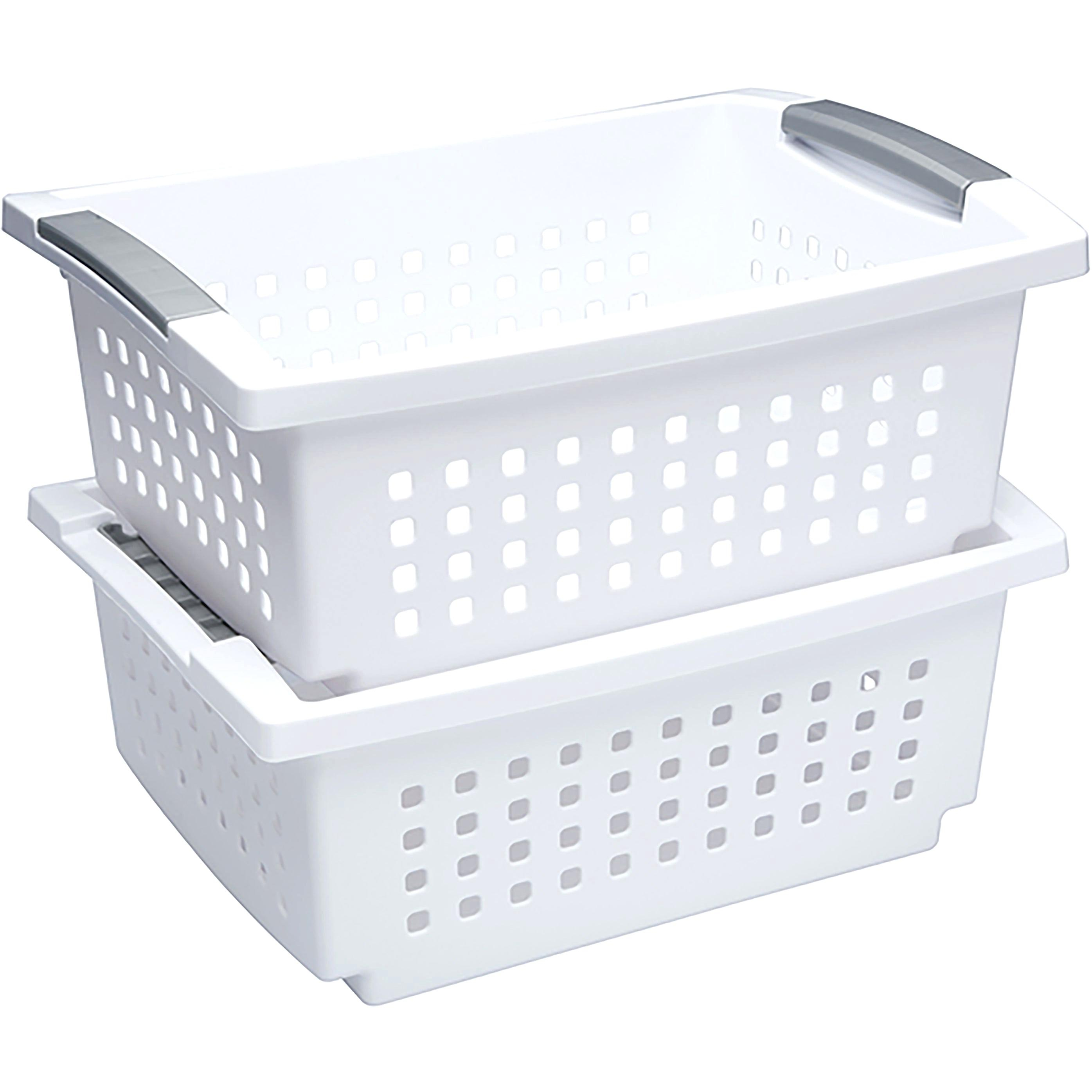Plastic Storage Basket with sizing 2791 X 2791