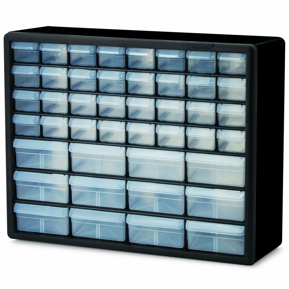 Plastic Storage Bin 44 Drawer Organizer Small Parts Beads Crafts regarding dimensions 1000 X 1000