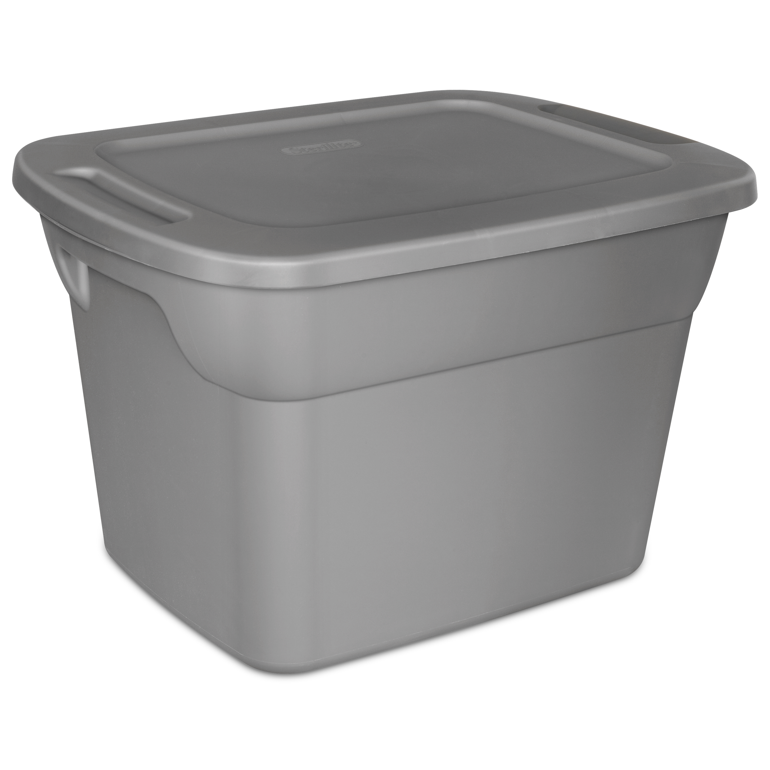 Plastic Storage Container Sterilite Stackable Box 18 Gallon Tote inside proportions 3000 X 3000