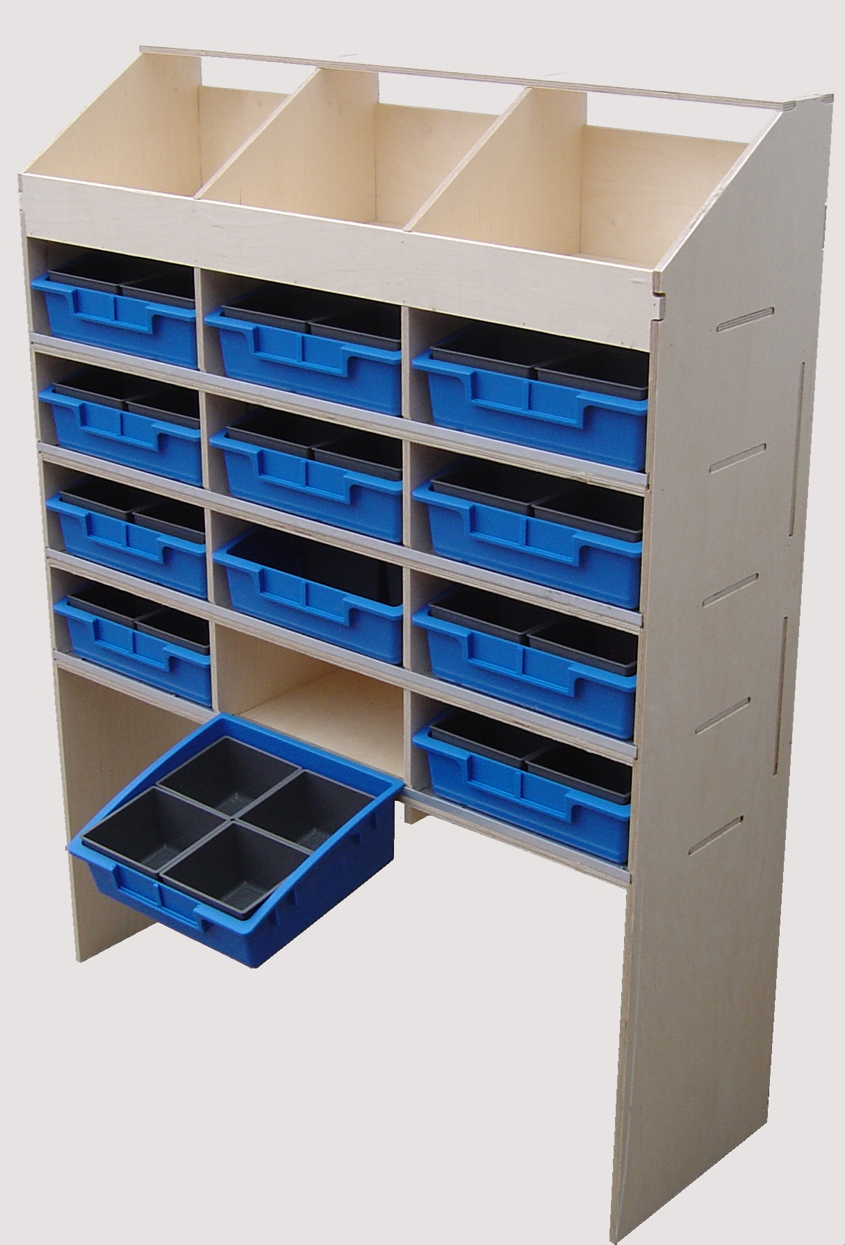 Plywood Shelving And Racking Three Pigeon Hole Unit 300mm Deep And regarding measurements 1216 X 1792