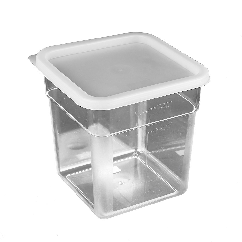 Polycarbonate Square Clear Storage Container Lid 12 Litre within proportions 1000 X 1000