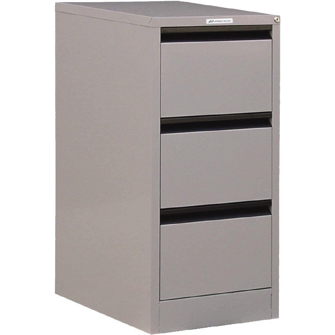 Precision Classic Filing Cabinet 3 Drawer Silver Grey Silver Grey in dimensions 1080 X 1080