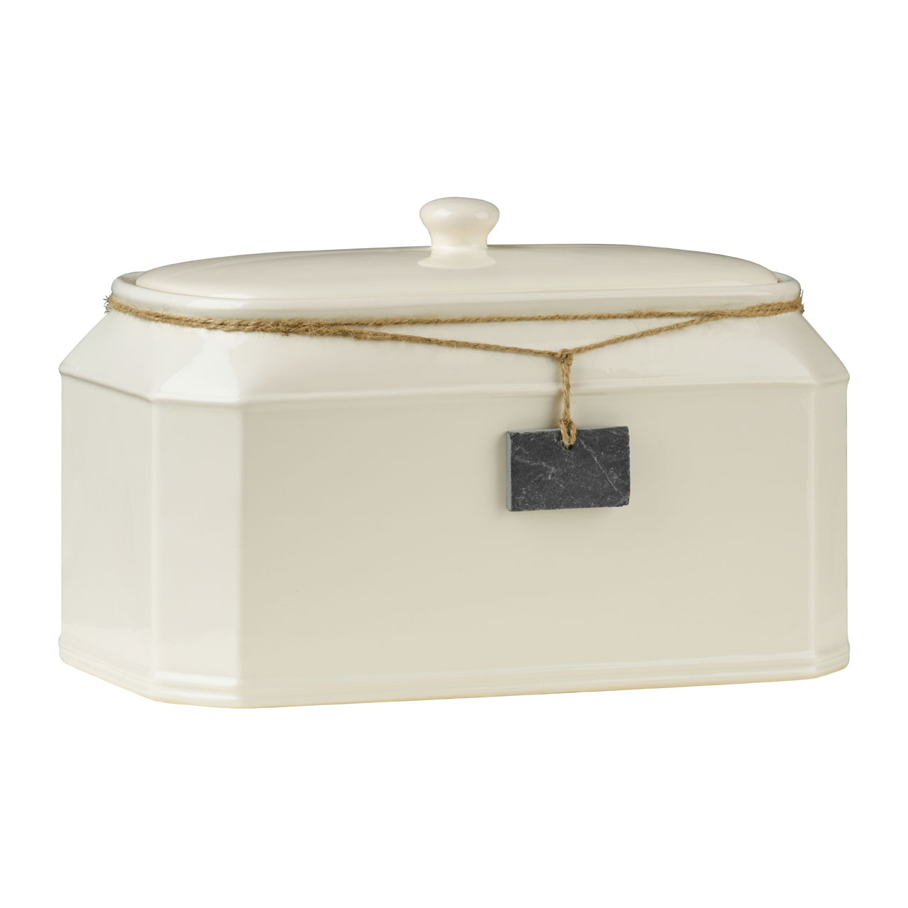Premier Housewares Bread Crock Slate Tag Cream Dolomite Storage intended for proportions 1280 X 1280