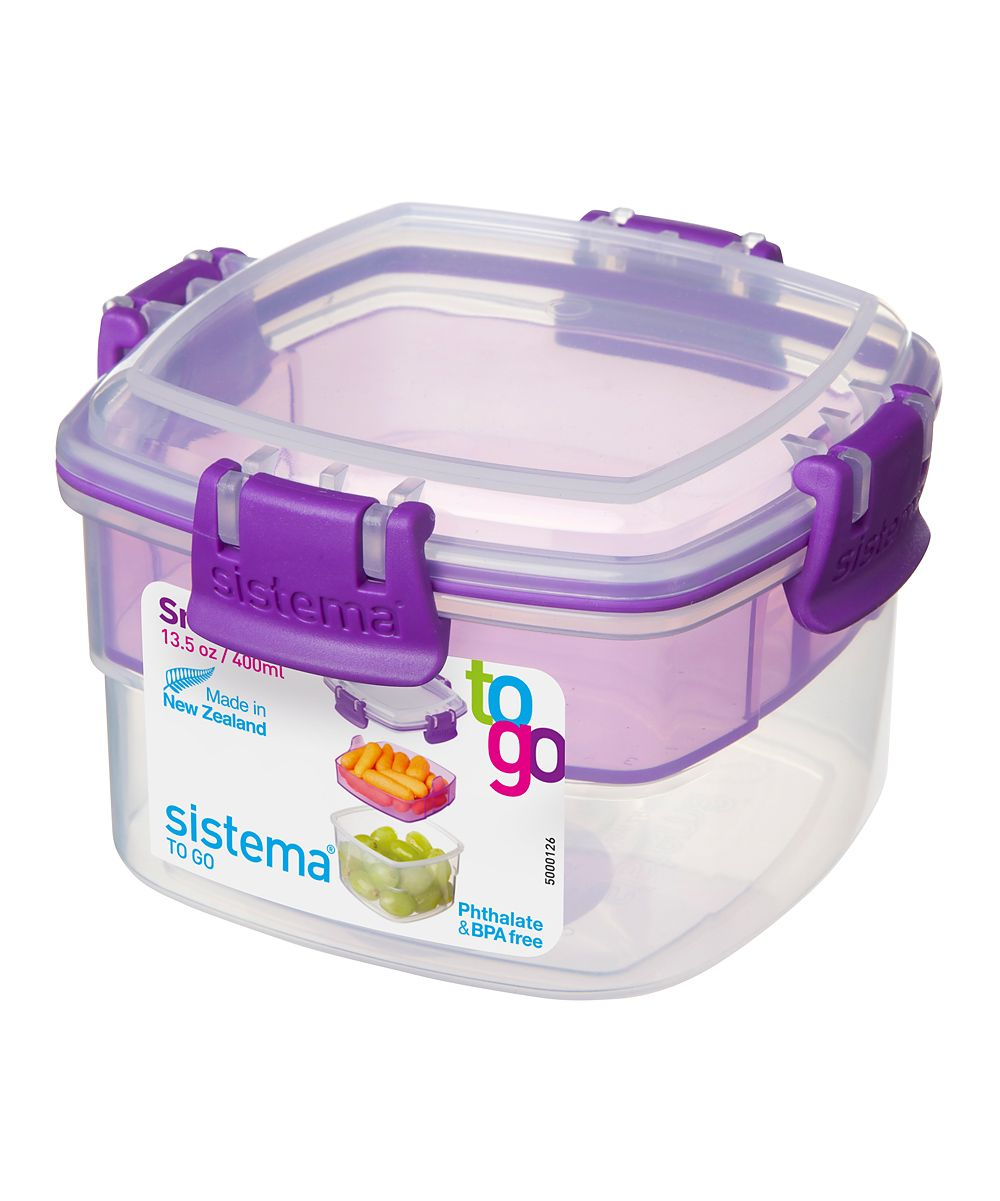 Purple Snacks To Go Stacking Food Container Products Food inside measurements 1000 X 1201