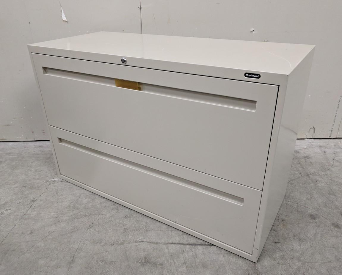 Putty Boulevard 2 Drawer Lateral Filing Cabinet 42 Inch Wide pertaining to dimensions 1150 X 925