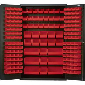 Quantum Storage Cabinet With 171 Bins 48in X 24in X 78in Size for sizing 2000 X 2000