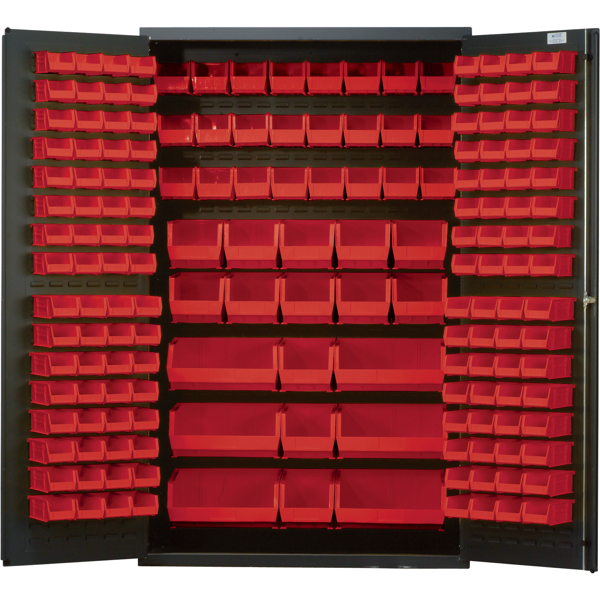 Quantum Storage Cabinet With 171 Bins 48in X 24in X 78in Size with measurements 2000 X 2000
