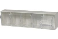 Quantum Storage Clear Tip Out Storage Bin 5 14in X 23 58in X 6 with regard to sizing 2000 X 2000