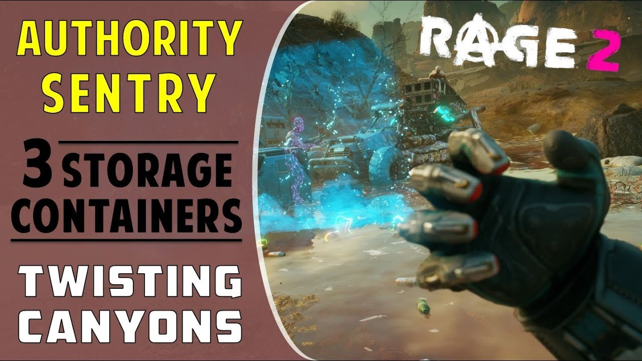 Rage 2 Eliminate Authority Sentry In Twisting Canyons And Collect intended for measurements 1280 X 720