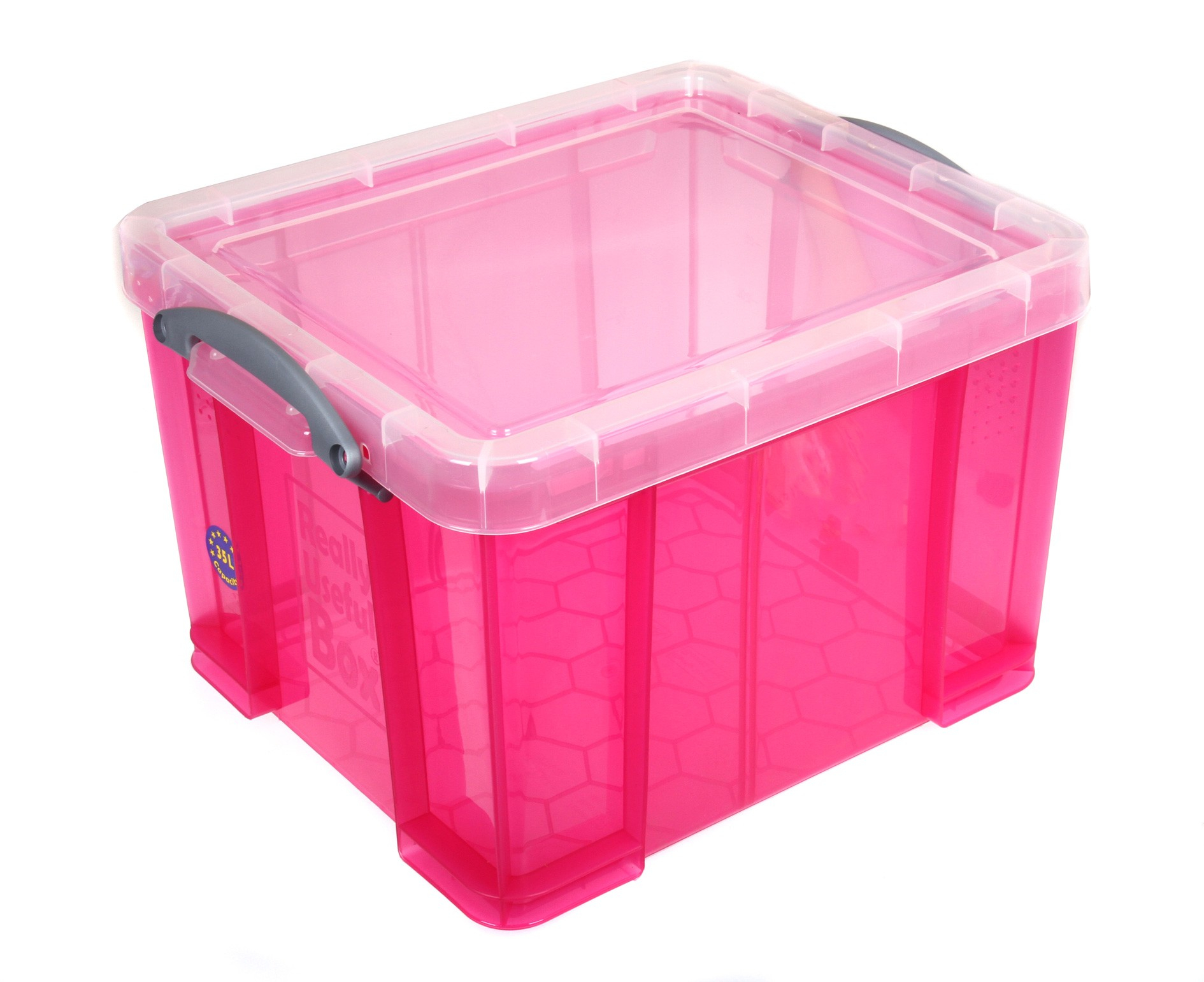 Really Useful Box 35 Litre Pink Plastic Boxes Storage Boxes throughout size 1890 X 1540