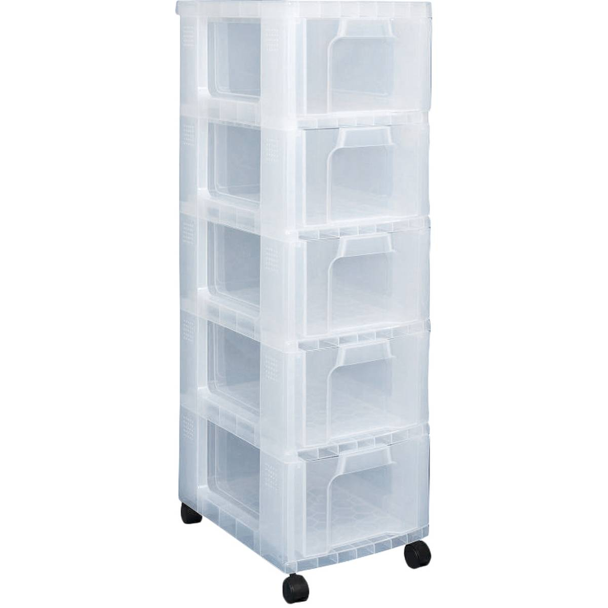 Really Useful Storage Tower 5 X 12 Litres Hobcraft inside proportions 1200 X 1200