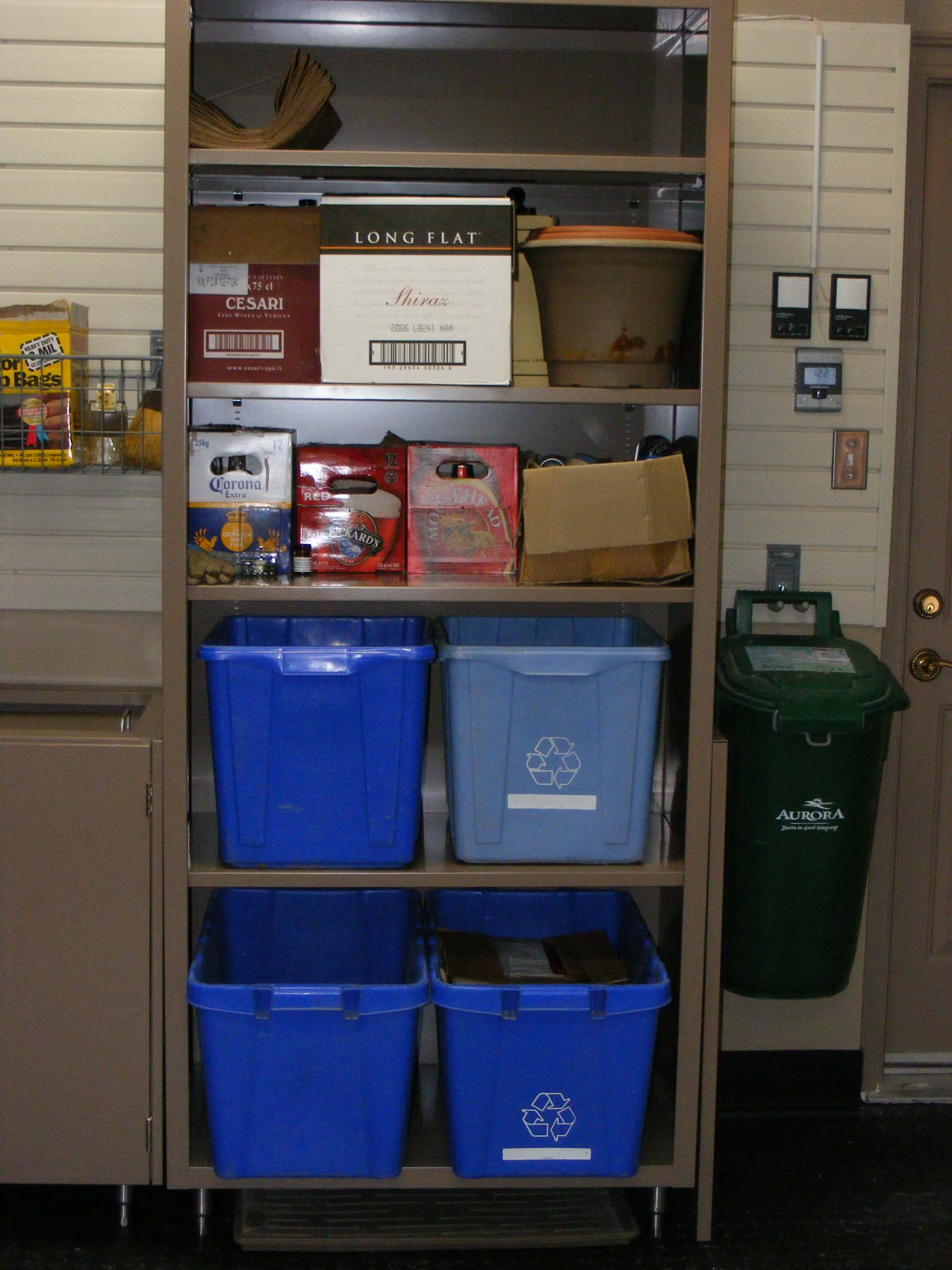 Recycling And Garbage Bin Storage Nuvo Garage with regard to measurements 2304 X 3072