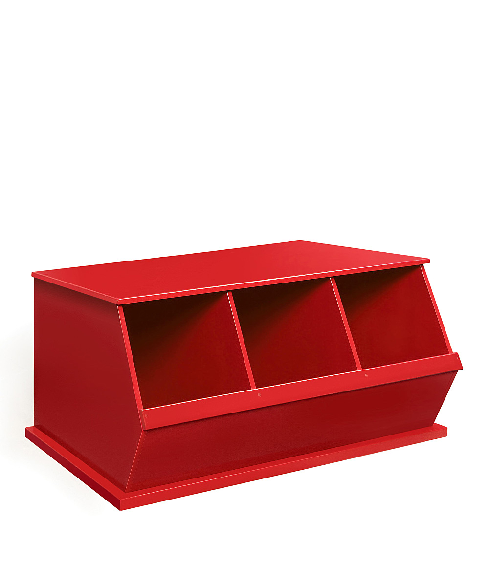 Red Three Bin Storage Cub Zulily with size 1000 X 1201