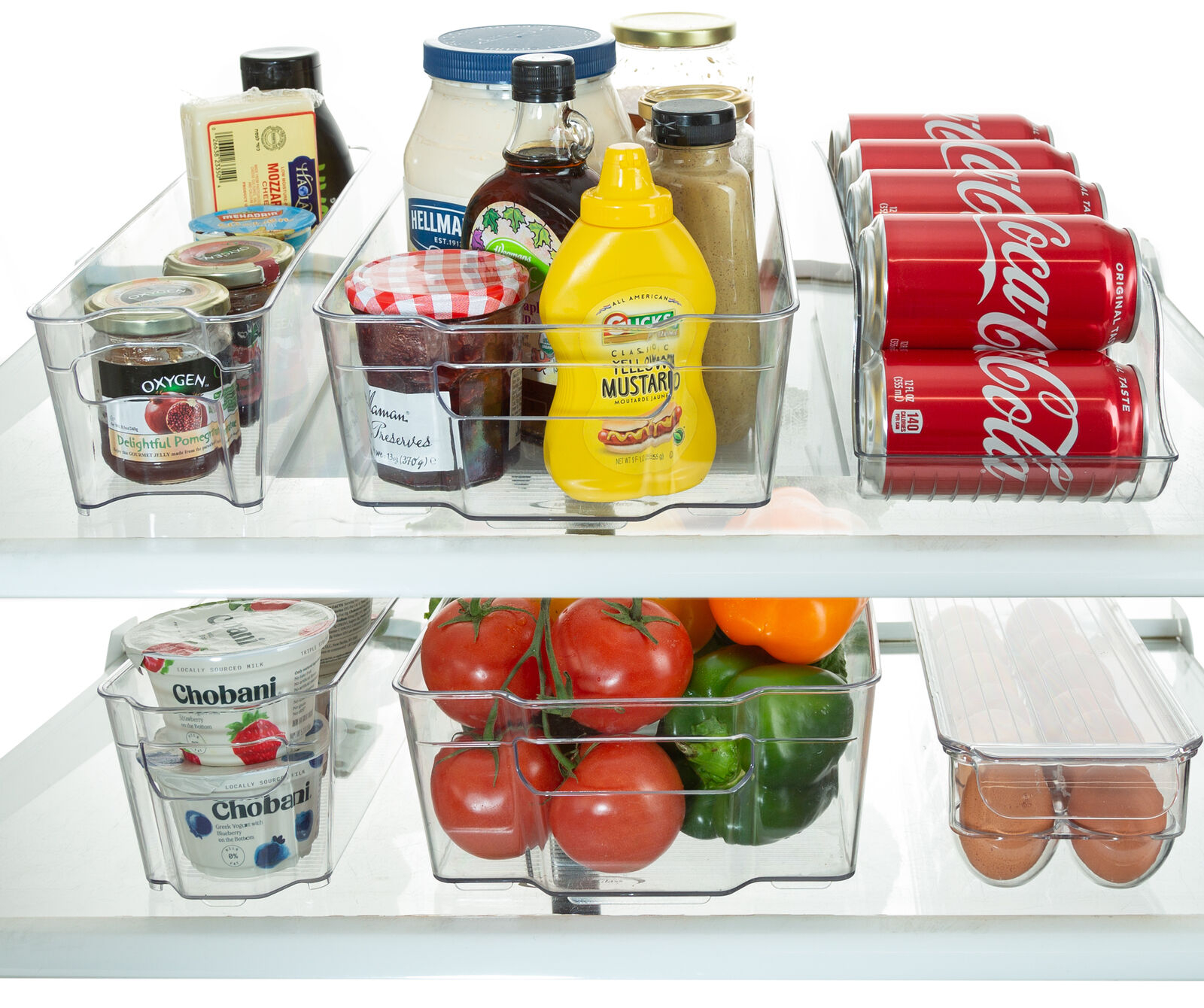 Refrigerator Organizer Bins Stackable Fridge Storage Containers inside proportions 1600 X 1340