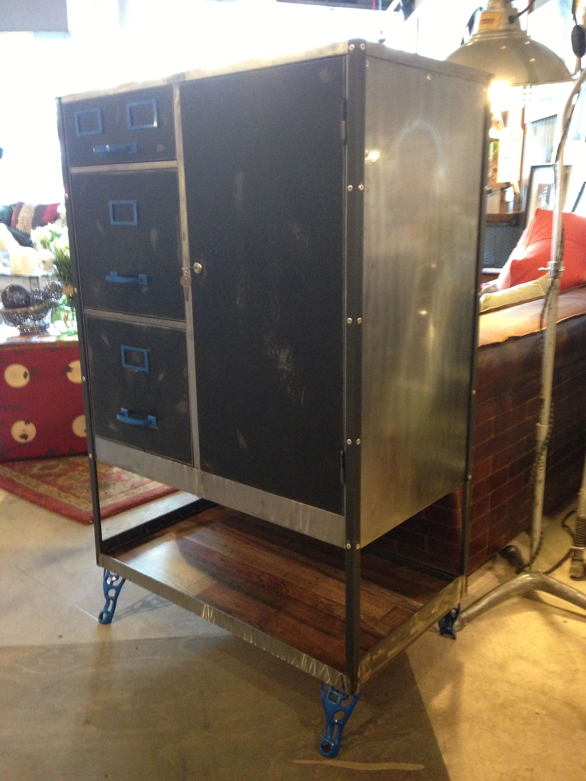 Repurposed Cole Steel File Cabinet Rogue Decor Co Cherry And pertaining to dimensions 2448 X 3264